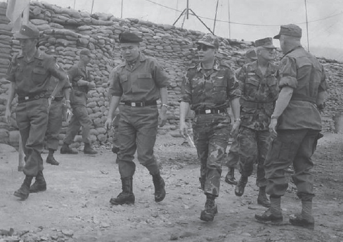 Change of Command ceremony in I Corps May 1972 From left to right Major - photo 16