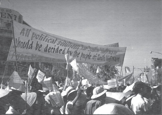 People protesting in Saigon against the Paris Peace Accords Photo courtesy of - photo 23