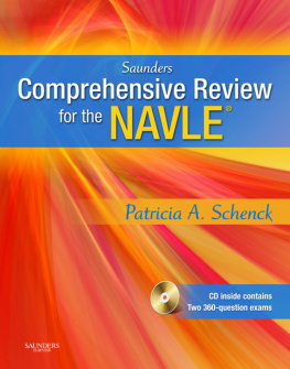 Patricia Schenck DVM PhD Saunders Comprehensive Review for the NAVLE®