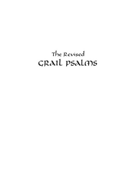 Also available from GIA Publications Inc The Revised Grail Psalms A - photo 1