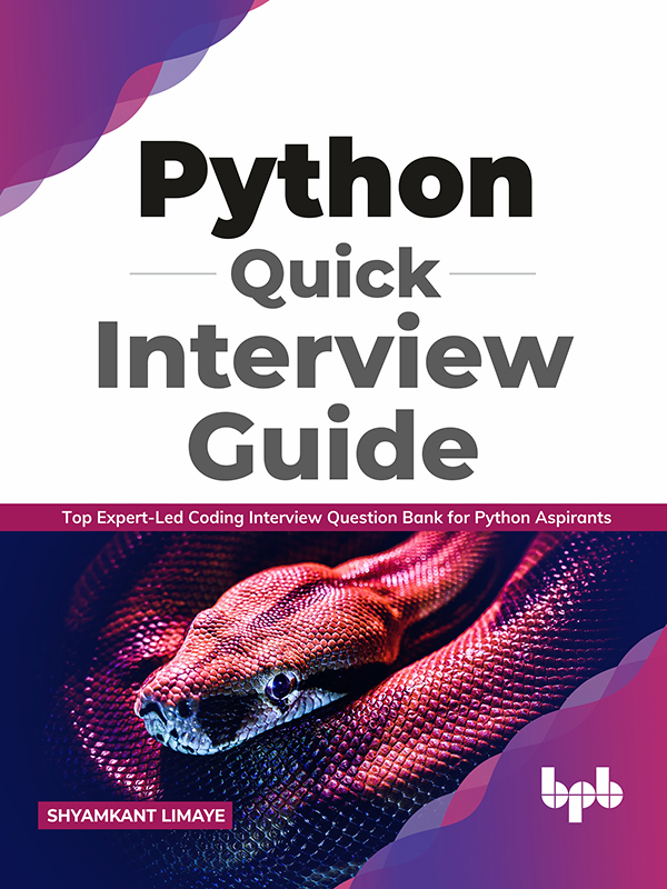 Python Quick Interview Guide Top Expert-Led Coding Interview Question Bank - photo 1