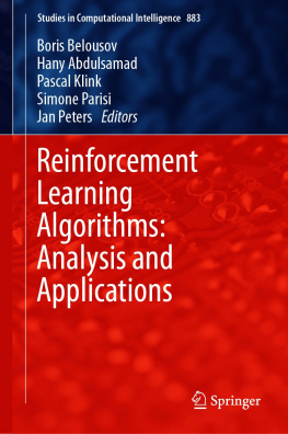 Boris Belousov Reinforcement Learning Algorithms: Analysis and Applications