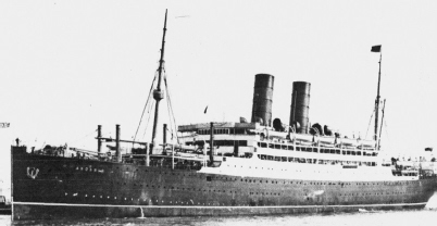 The liner Andania was used as a prison ship in the Solent It was Gunther - photo 12