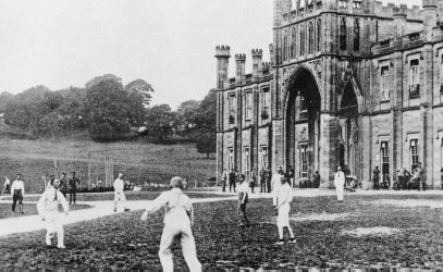 German officers enjoy a game of football in the shadow of their Donington - photo 16