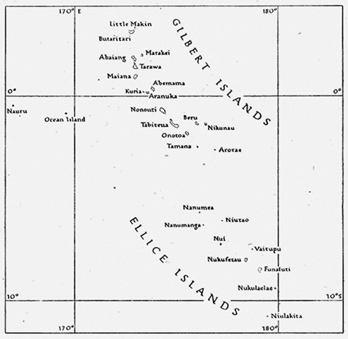 The Gilbert and Ellice Islands from Admiralty charts This detailed knowledge - photo 4