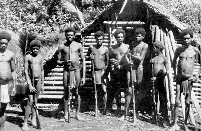 Gilbert Islands police the only guns on the islands before the arrival of the - photo 8