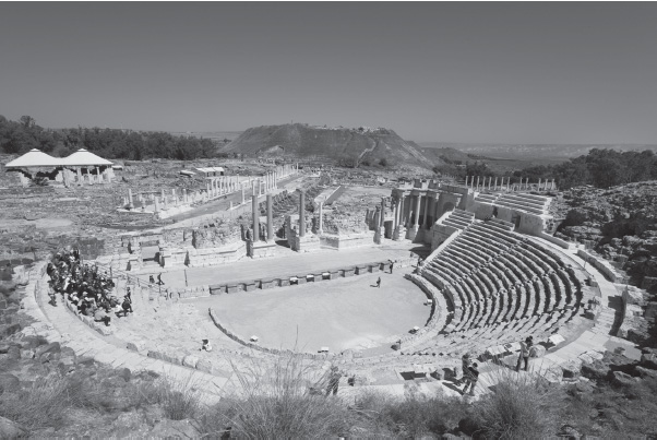 Roman theater Beit Shean Israel The theater at Scythopolis Judea a city - photo 9