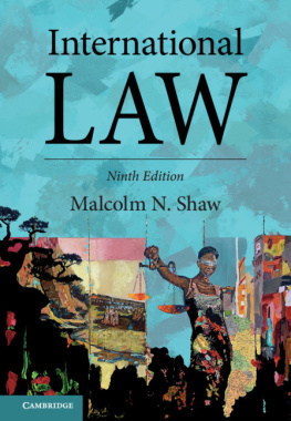 Malcolm N. Shaw - International Law