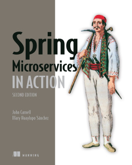 John Carnell - Spring Microservices in Action, Second Edition