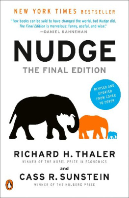 Richard H. Thaler - Nudge: The Final Edition
