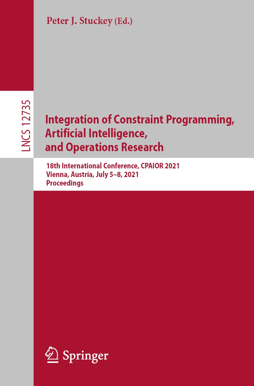 Book cover of Integration of Constraint Programming Artificial Intelligence - photo 1