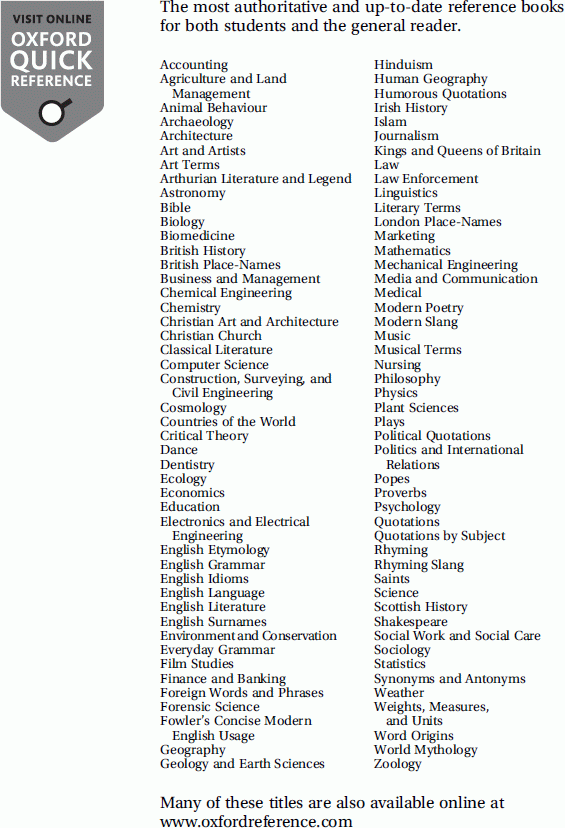 The Concise Oxford Dictionary of Mathematics - image 3