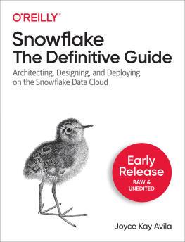 Joyce Kay Avila - Snowflake: The Definitive Guide