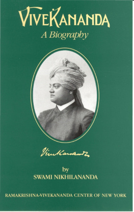 Swami Nikhilananda Vivekananda: A Biography