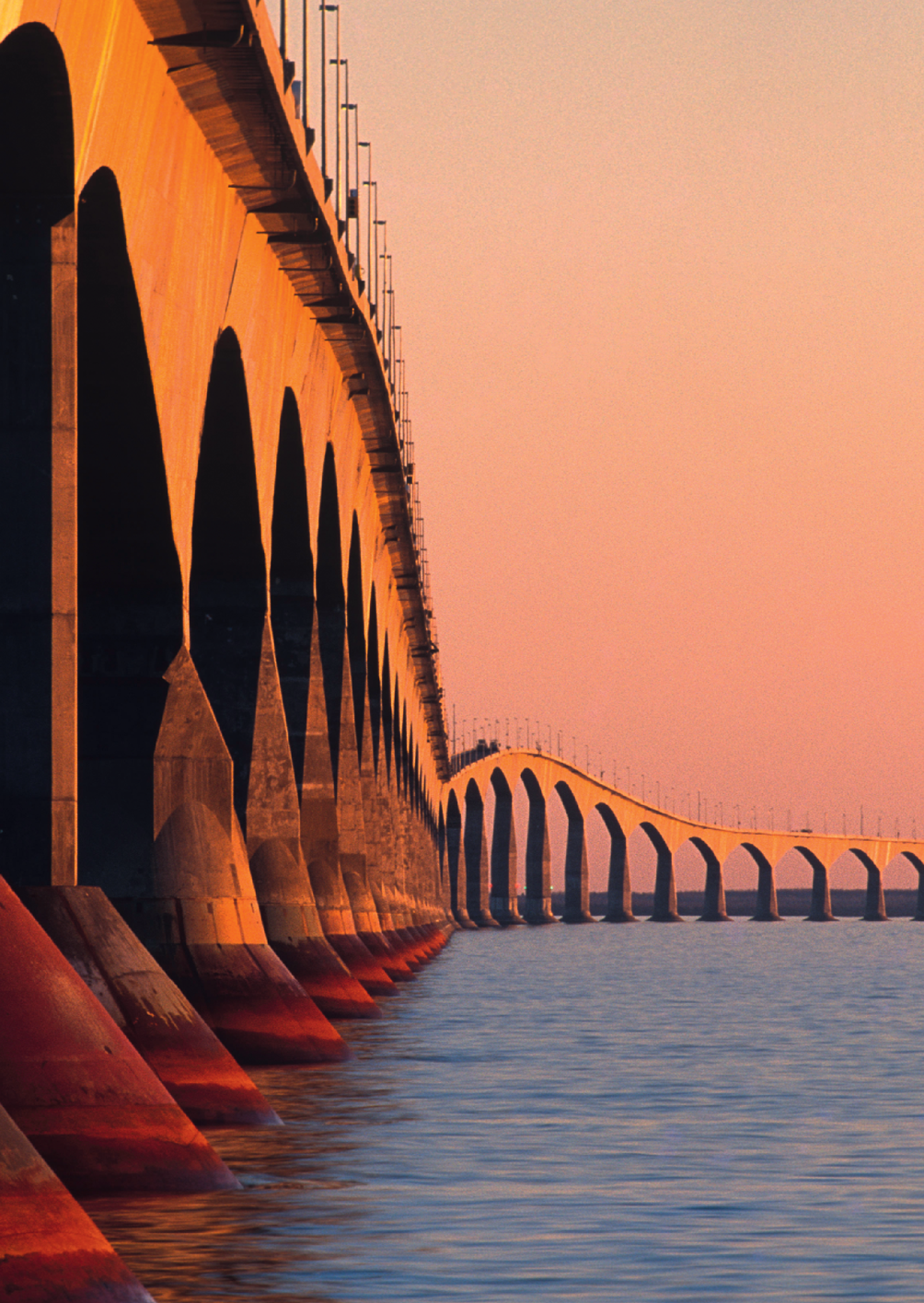 The Confederation Bridge linking Prince Edward Island with mainland New - photo 1