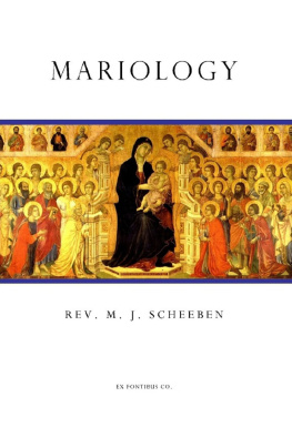 Matthias Joseph Scheeben - Mariology