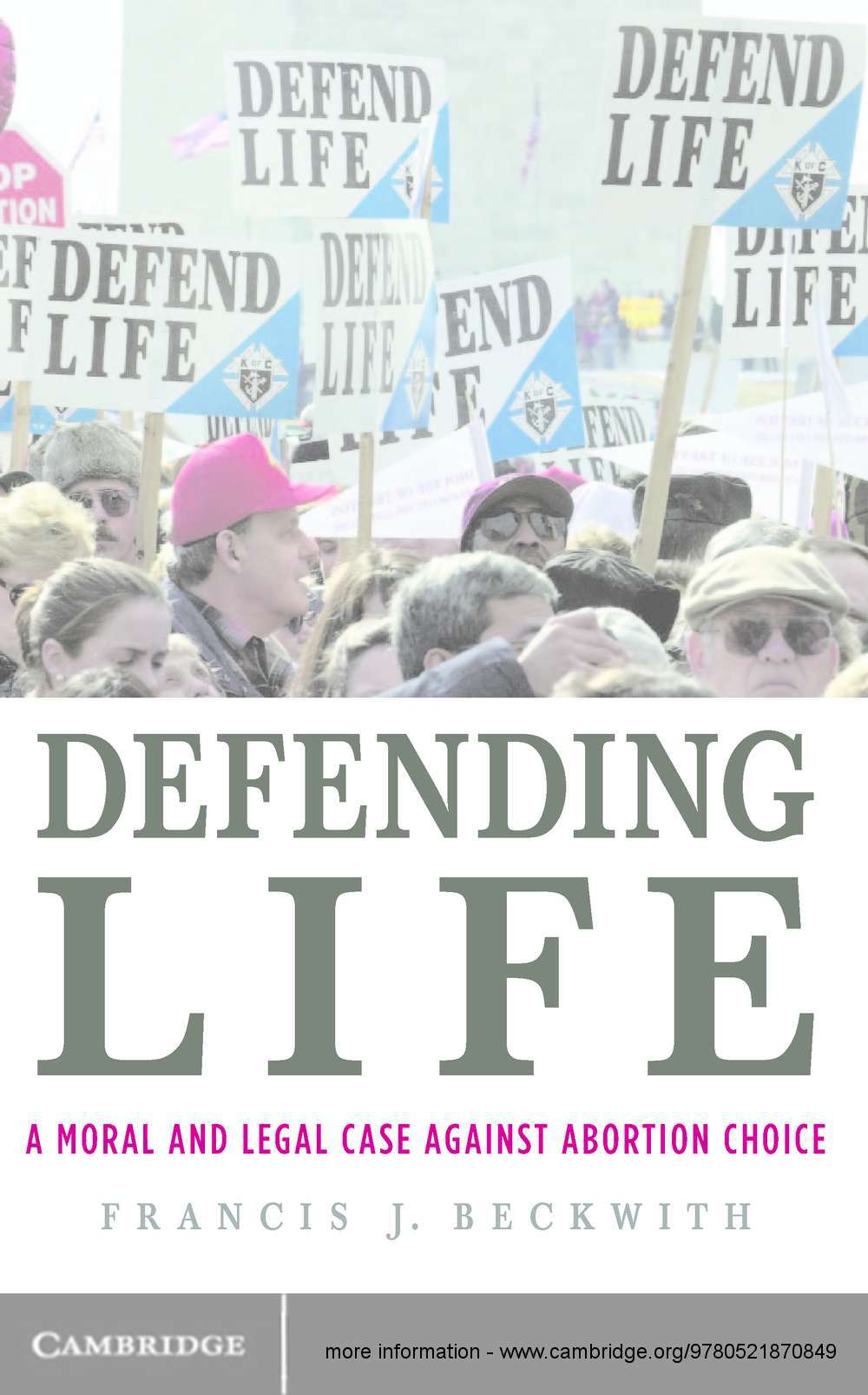 Defending Life Defending Life is arguably the most comprehensive defense of - photo 1