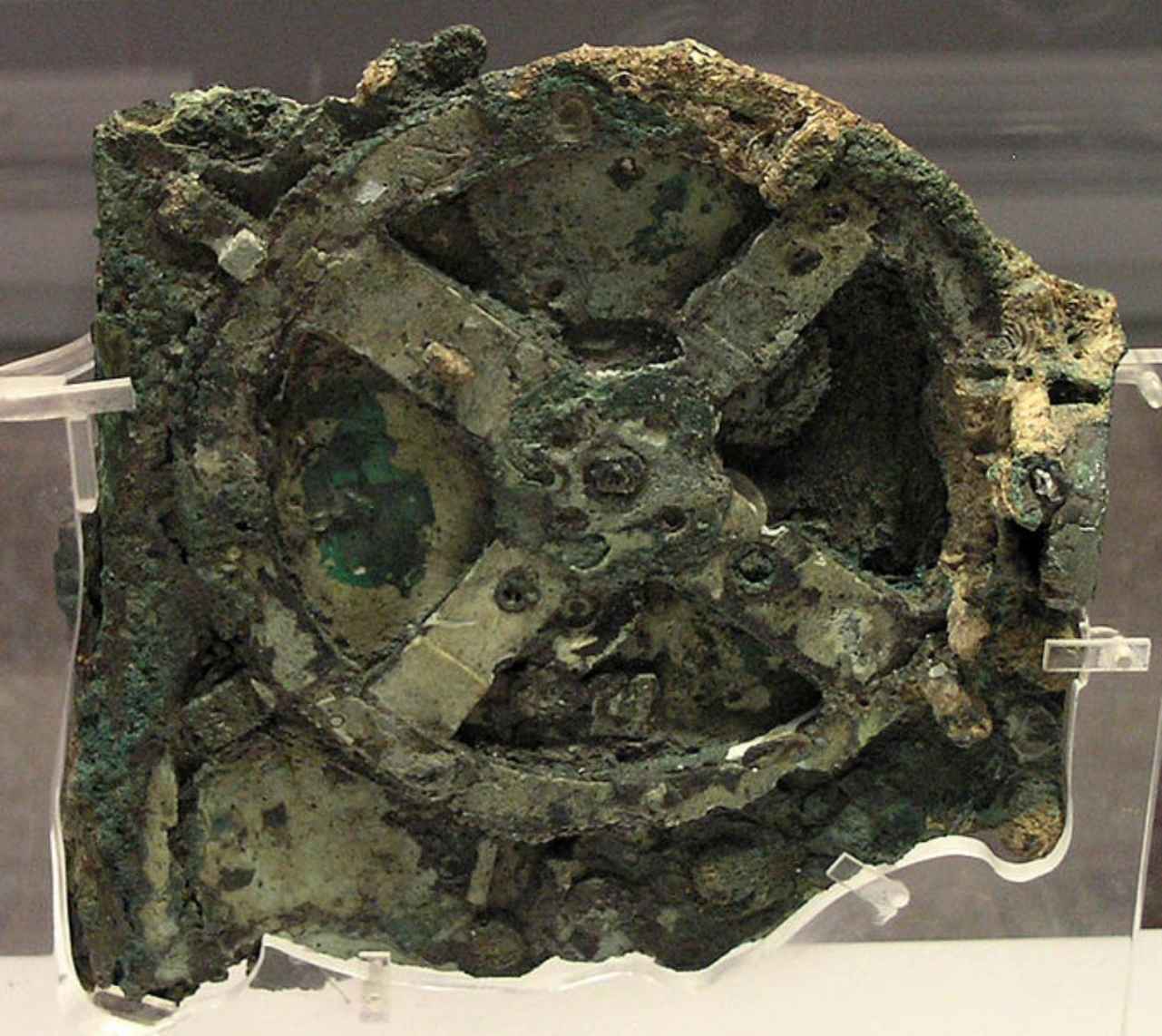 Ancient Greek Technology A picture of the salvaged Antikythera Mechanism - photo 3