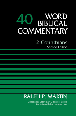 Ralph P. Martin - 2 Corinthians