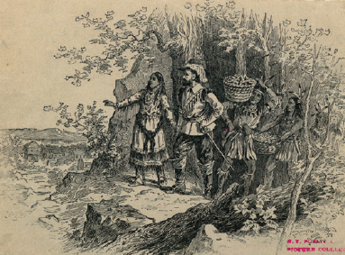 Pocahontas Bringing Corn to the Colonists 1897 The fare mentioned by Franklin - photo 5