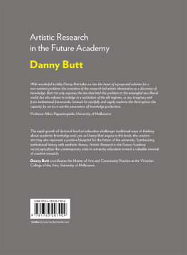 Daniel Butt - Artistic Research in the Future Academy
