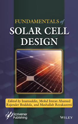 Inamuddin (editor) - Fundamentals of Solar Cell Design