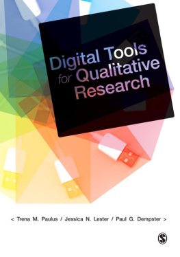 Trena M. Paulus - Digital Tools for Qualitative Research