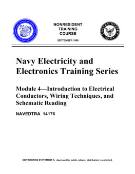 Naval Education Introduction to Electrical Conductors, Wiring Techniques, and Schematic Reading
