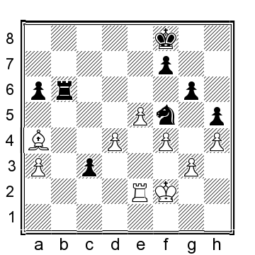 Position after 44c3 45d5 45 R c2 would also save the game but leads - photo 11