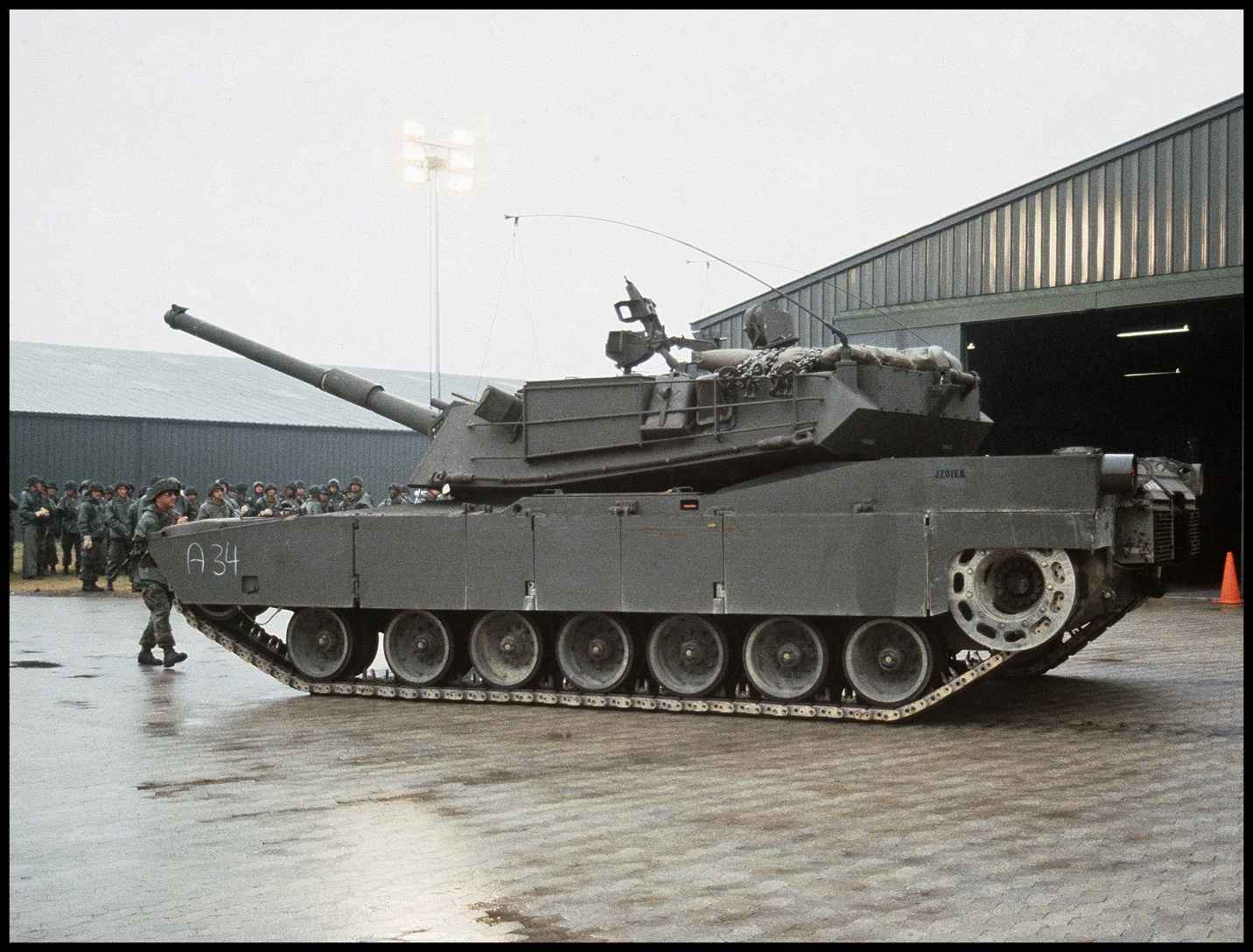 August 15 1984 The first M1 Abrams main battle tank to be drawn from a - photo 7