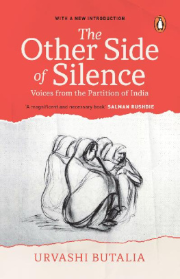 Urvashi Butalia - The Other Side of Silence: Voices from the Partition of India