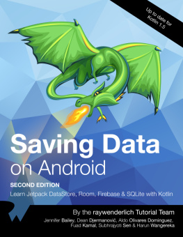 By Fuad Kamal Saving Data on Android