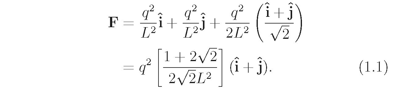 The magnitude of this force on any of the four charges is b If the four - photo 8