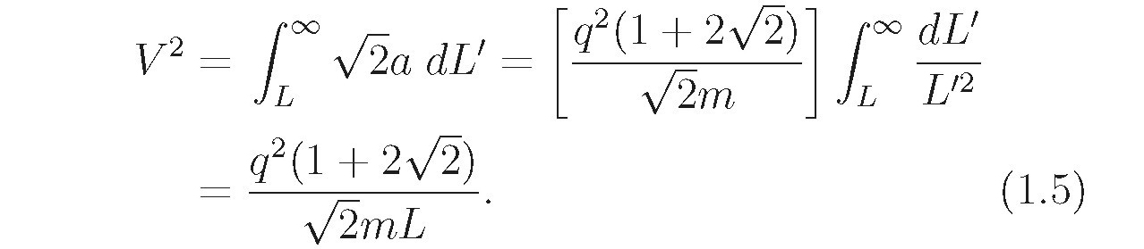 The velocity is the square root of this Four point charges each of - photo 13