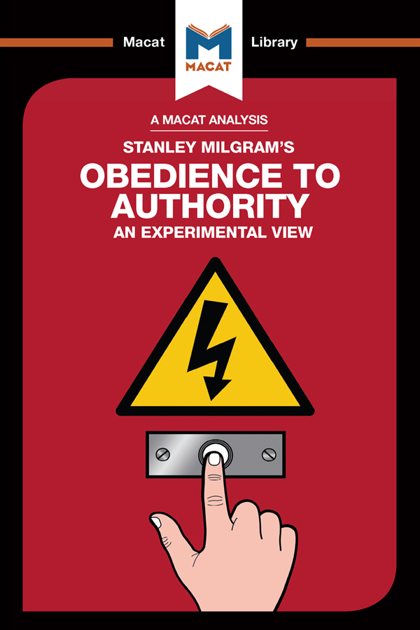 An Analysis of Stanley Milgrams Obedience to Authority An Experimental View - photo 1