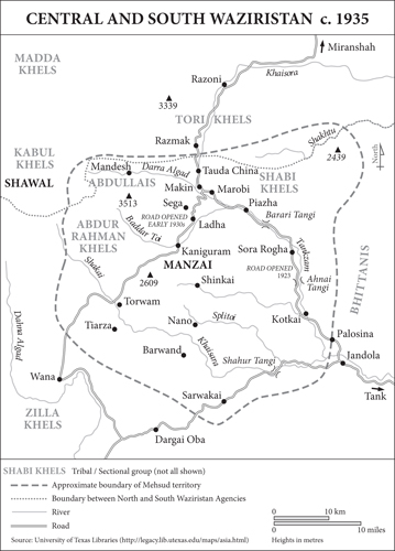 Central and South Waziristan c1935 North Waziristan c1935 Waziristan - photo 4