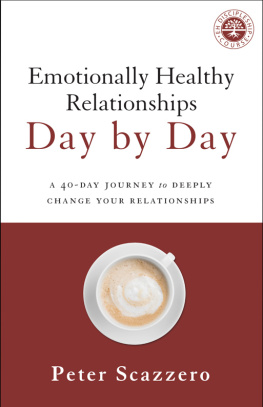 Peter Scazzero Emotionally Healthy Relationships Day by Day