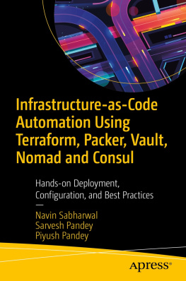 Navin Sabharwal - Infrastructure-as-Code Automation Using Terraform, Packer, Vault, Nomad and Consul: Hands-on Deployment, Configuration, and Best Practices