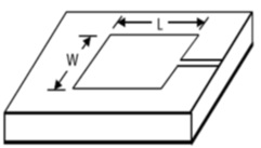 Fig 3 Microstrip line feed for microstrip antennai Microstrip Feedline - photo 3