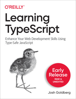 Josh Goldberg - Learning TypeScript