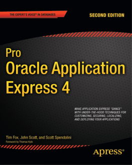 Tim Fox - Pro Oracle Application Express 4