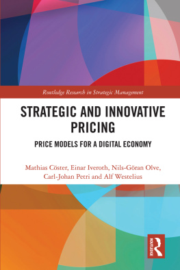 Mathias Cöster - Strategic and Innovative Pricing: Price Models for a Digital Economy
