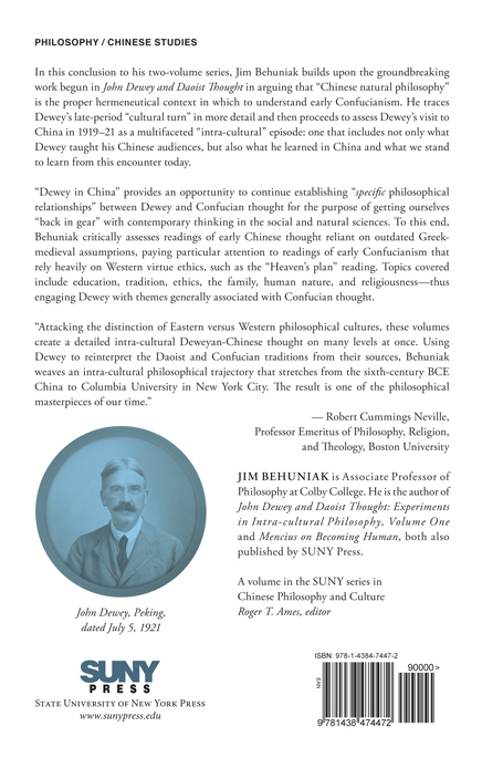 John Dewey and Confucian Thought SUNY series in Chinese Philosophy and Culture - photo 2