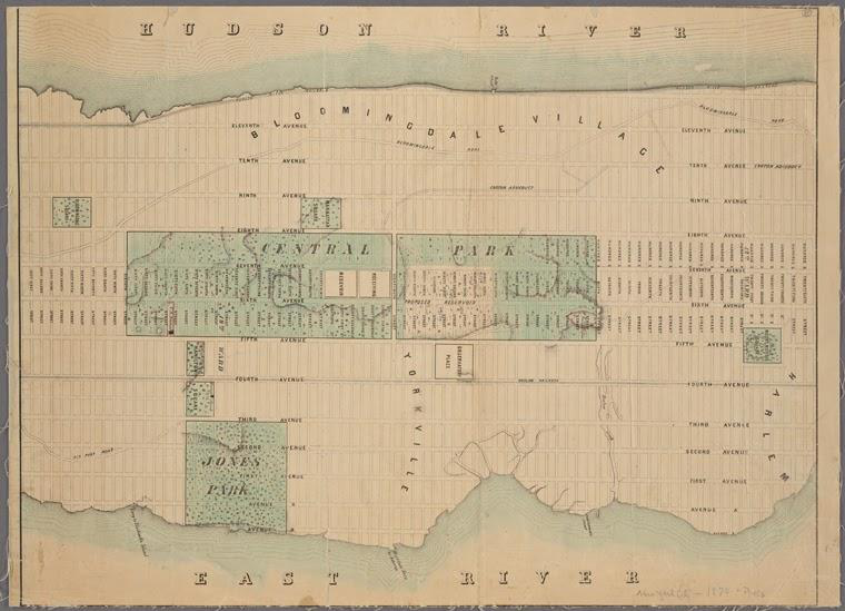 Figure 1-1 Map of Manhattan from 1870 I have used rectified maps to explore - photo 2