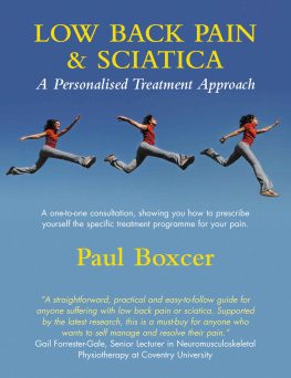 Boxcer Low Back Pain & Sciatica - A Personalised Treatment Approach