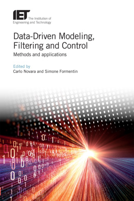 Carlo Novara Data-Driven Modeling, Filtering and Control