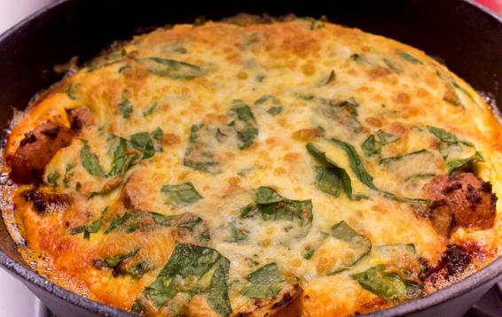 The mixture of spinach and potato in the frittata gives it a yummy tast e - photo 10