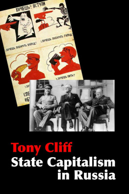 Tony Cliff [Cliff State Capitalism in Russia