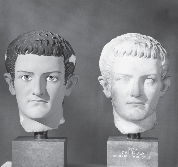 1 A bust of the young emperor Caligula made during his reign beside a - photo 4