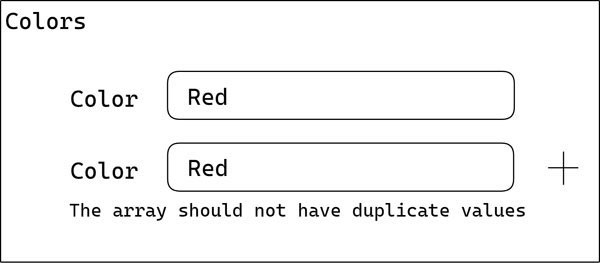 Figure 44 Error message of an invalid FormArray Before we start examining - photo 1